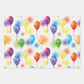 Feuilles papier d'enveloppement amusant d'annivers (Devant 3)