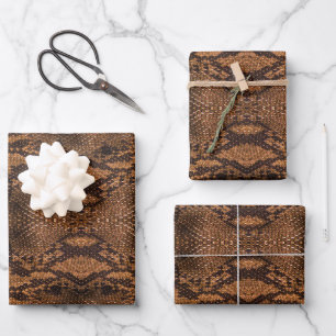 Feuilles papier d'enveloppement Brown pour la peau
