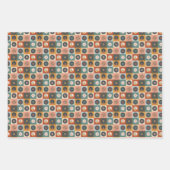 Feuilles papier d'enveloppement d'anniversaire des (Devant)