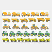 Feuilles papier d'enveloppement d'anniversaire du  (Devant)