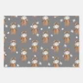 Feuilles papier d'enveloppement de Baby shower de (Devant 2)