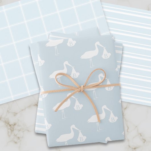 Feuilles papier d'enveloppement de Baby shower de 