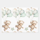 Feuilles papier d'enveloppement de Baby shower d'o (Devant)