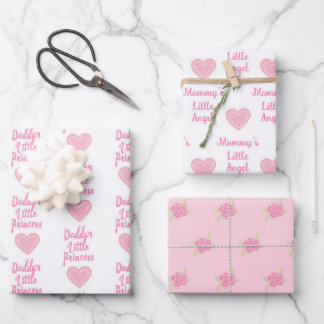 Feuilles papier d'enveloppement de Baby shower mig
