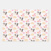 Feuilles papier d'enveloppement de Baby shower mig (Devant 3)