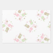 Feuilles papier d'enveloppement de Baby shower mig (Devant 3)