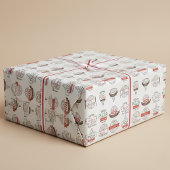 Feuilles papier d'enveloppement de collection de p