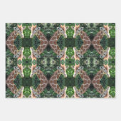 Feuilles papier d'enveloppement de girafe (Devant)