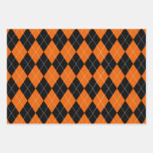 Feuilles papier d'enveloppement de Jacquard noir e (Devant 2)