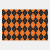 Feuilles papier d'enveloppement de Jacquard noir e (Devant)