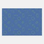 Feuilles papier d'enveloppement de jeux (Devant)