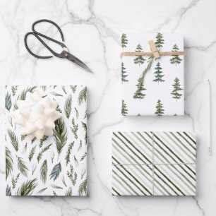 Feuilles papier d'enveloppement de Mariage foresti