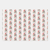 Feuilles papier d'enveloppement de Motif de chien  (Devant)