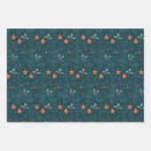 Feuilles papier d'enveloppement de Noël 2026 (Devant 2)