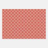 Feuilles papier d'enveloppement de Noël trio rétro (Devant 2)