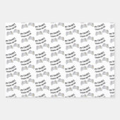 Feuilles papier d'enveloppement de partenaire de j (Devant)