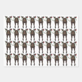 Feuilles papier d'enveloppement de vacances d'orig (Devant)