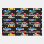 Feuilles papier d'enveloppement d'icône de voiture (Devant)