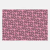 Feuilles papier d'enveloppement du 50e anniversair (Devant)