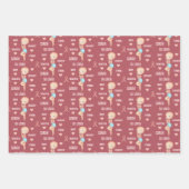 Feuilles papier d'enveloppement du cancer du sein (Devant 3)