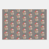 Feuilles papier d'enveloppement Motif de chien de  (Devant 2)