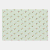 Feuilles papier d'enveloppement Motif de colibris  (Devant 2)