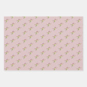 Feuilles papier d'enveloppement Motif de colibris  (Devant)