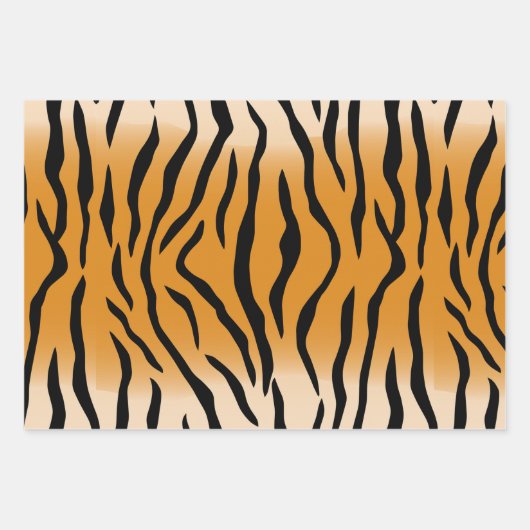Feuilles papier d'enveloppement Motif de tigres (Devant)