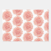 Feuilles papier d'enveloppement Rose (Devant 2)