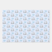 Feuilles papier enveloppant design Elephant Love (Devant 3)