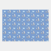 Feuilles papier enveloppant design Elephant Love (Devant 2)