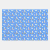 Feuilles papier enveloppant design Elephant Love (Devant)