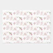 Feuilles papier enveloppant en fleurs de cerisier (Devant)