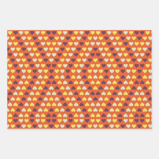 Feuilles papier enveloppant les Coeurs d'automne (Devant 3)