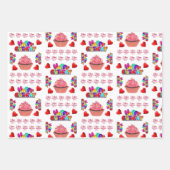 Feuilles papier enveloppantes Saint-Valentin (Devant 3)