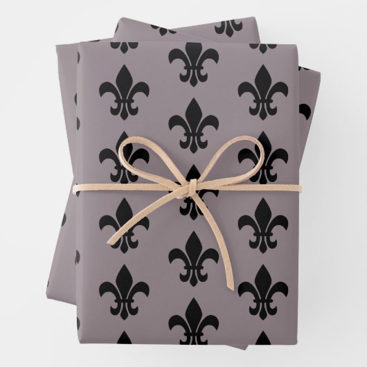 Feuilles Papier Fleur De Lis (En situation)