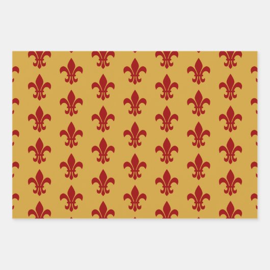 Feuilles Papier Fleur De Lis (Devant 2)