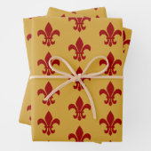 Feuilles Papier Fleur De Lis (En situation)