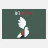 Feuilles papier Libérez la Palestine - Solidarité (Devant)