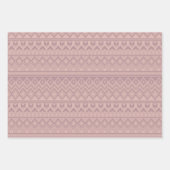 Feuilles papier Mauve Geo Wrapping (Devant 3)