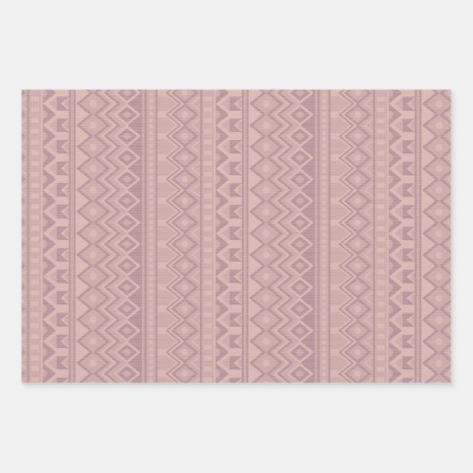 Feuilles papier Mauve Geo Wrapping (Devant 2)