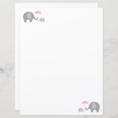 Feuilles papier - Mère et bébé (Devant / Derrière)