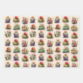 Feuilles papier Motif d'enveloppement d'aquarelle  (Devant)