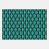 Feuilles papier motif enveloppant de moustache noi (Devant 3)
