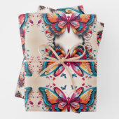 Feuilles Papier Papier à envelopper papillon (En situation)