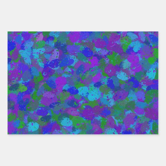 Feuilles papier Peacock Color Wrapper (Devant 3)