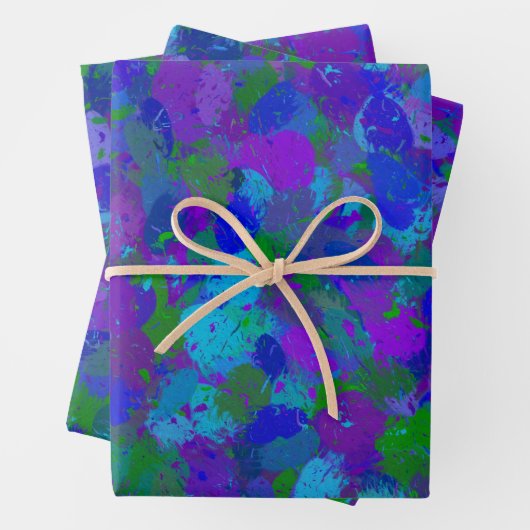 Feuilles papier Peacock Color Wrapper (En situation)