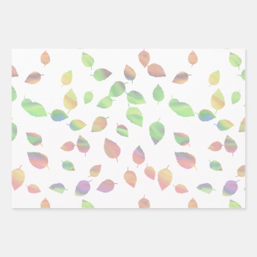 Feuilles Pastel Falling (Devant 3)