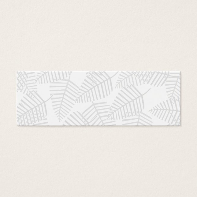 Feuilles Pastel Grey. (Devant)