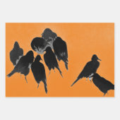 Feuilles plats de papier à enveloppement HALLOWEEN (Devant 3)